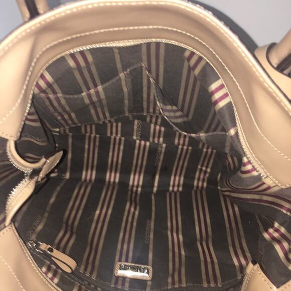 EUC Coccinelle Italy Supple Leather Carry All Roomy Tote Handbag AUTHENTIC - Picture 6 of 7